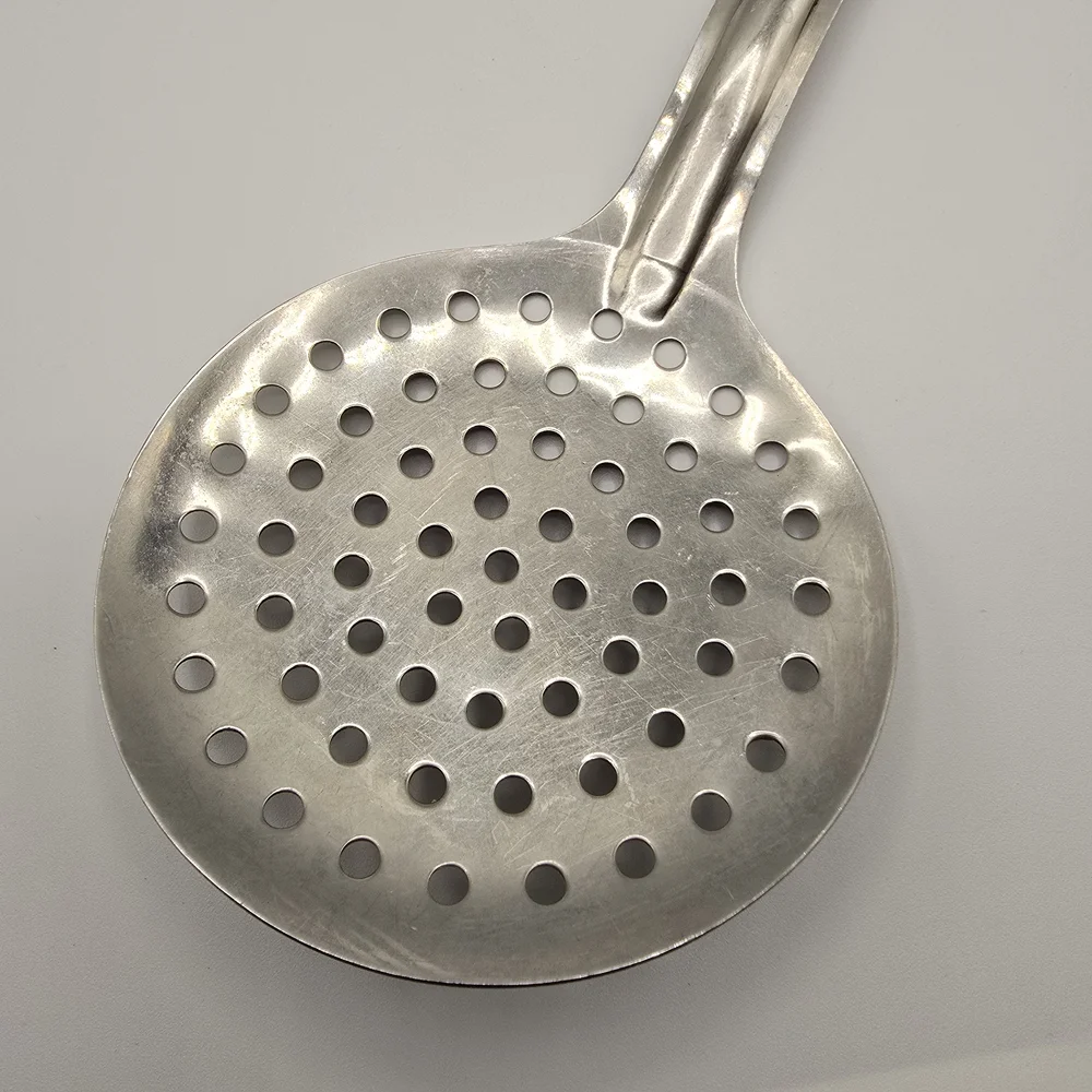 Stainless Skimmer Strainer Spoon Inox Rostfrei Utensil Heavy Duty 13.5” Long